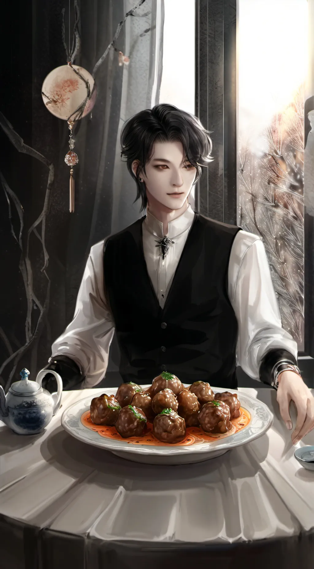 ai character: mha bidding background