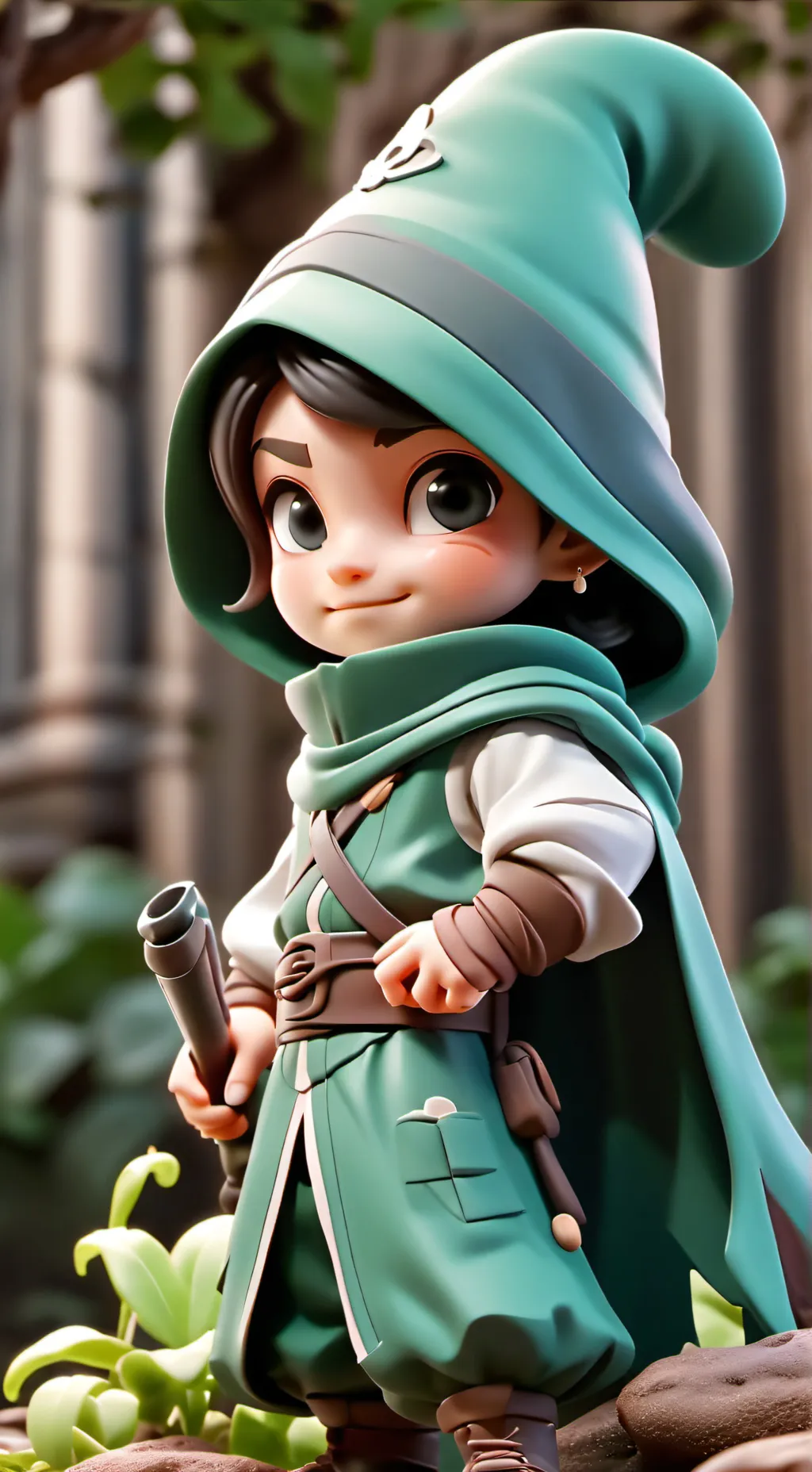 ai character: Elfo  background