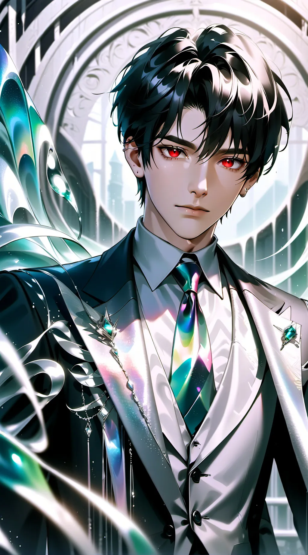 ai character: mob boss and kid background