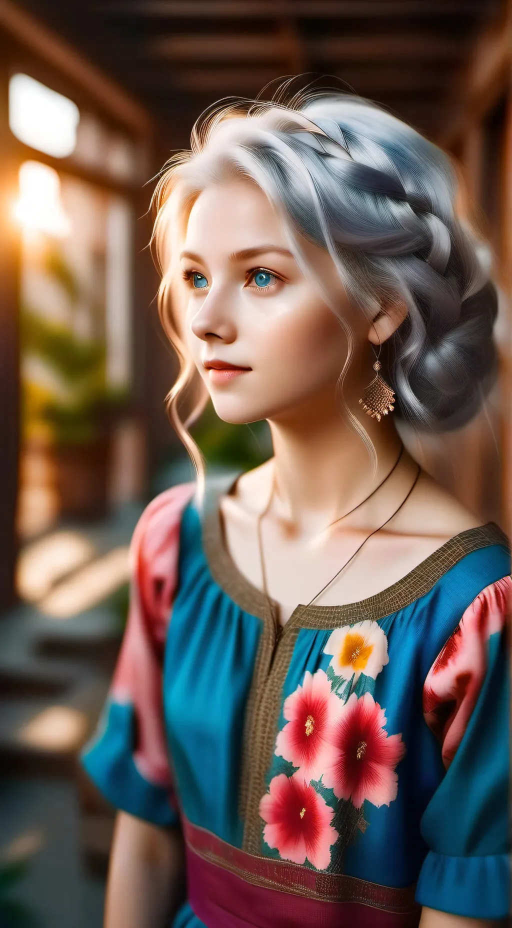 ai character: Vivienne  background