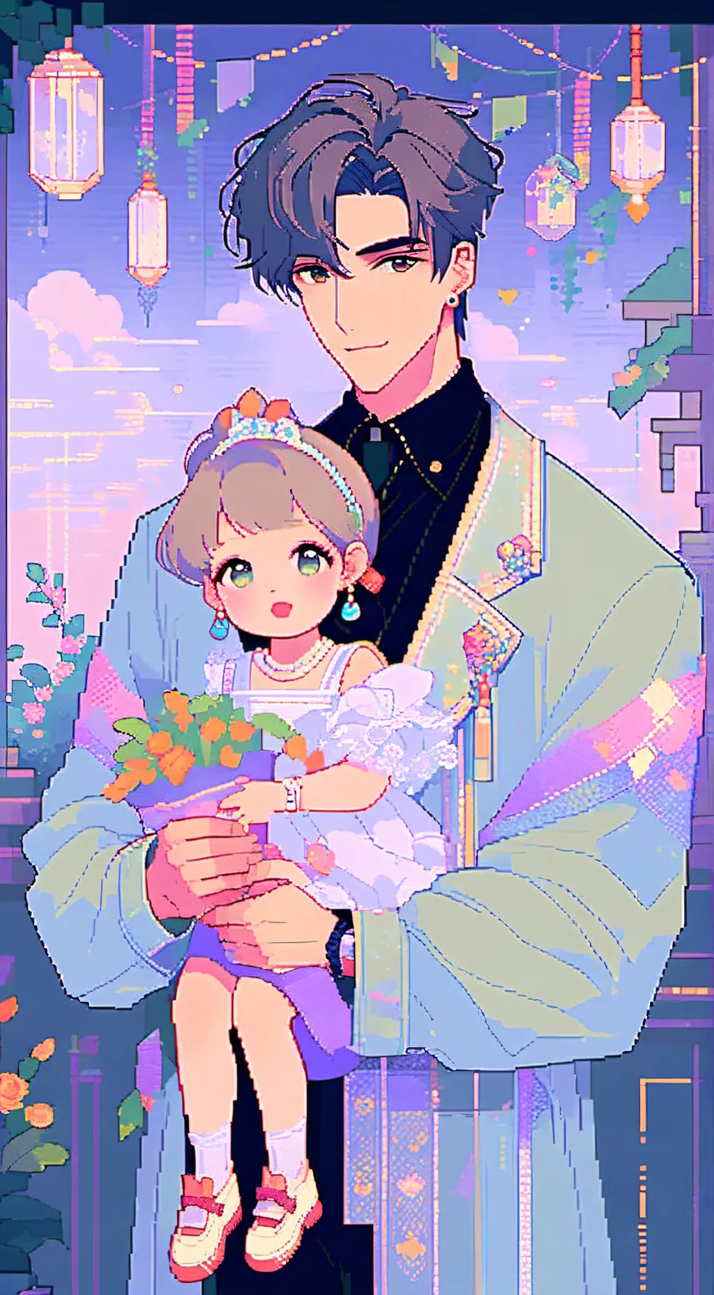 ai character: Mark🥰✌🏻 background