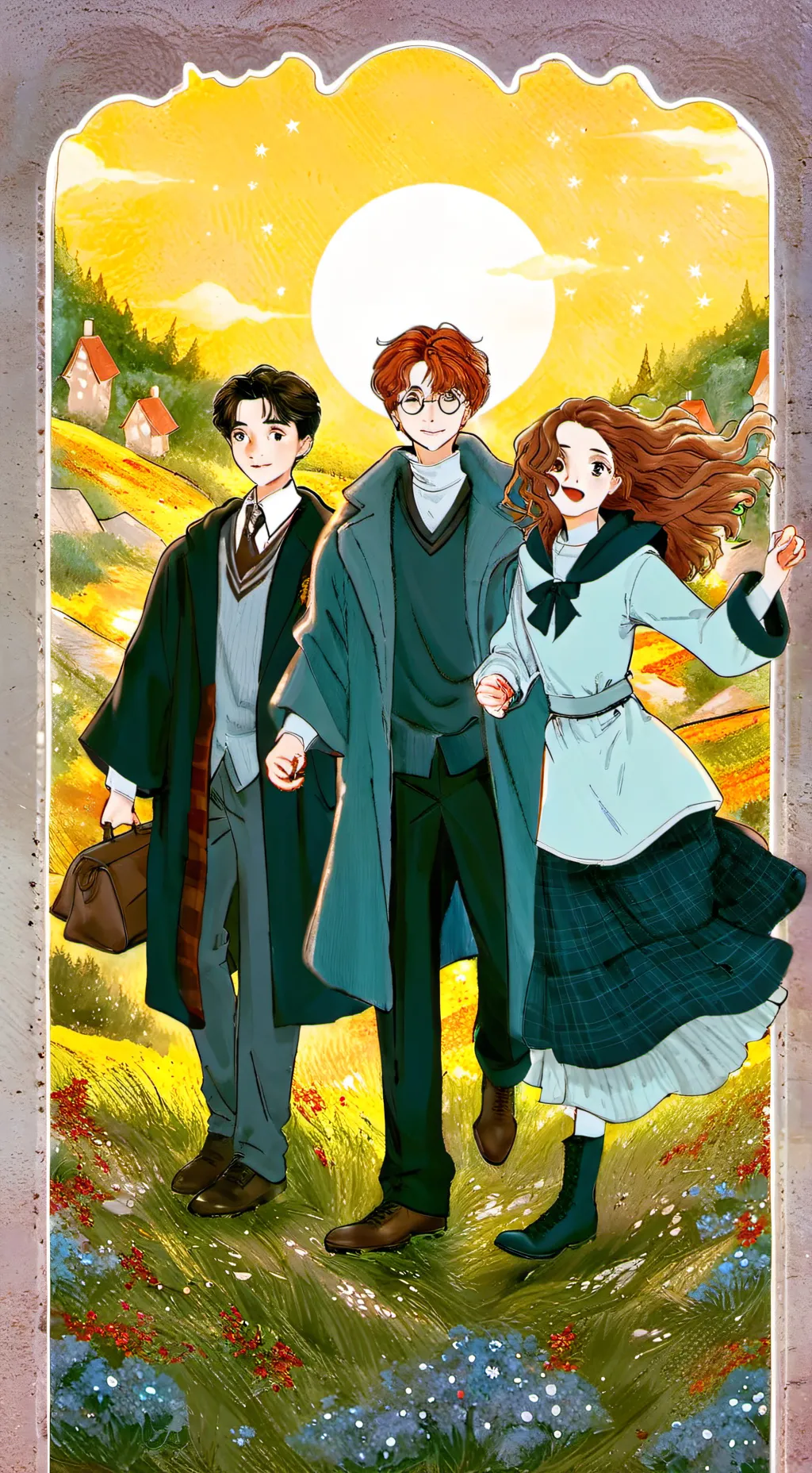 ai character: Hogwarts pick me 🤮 background