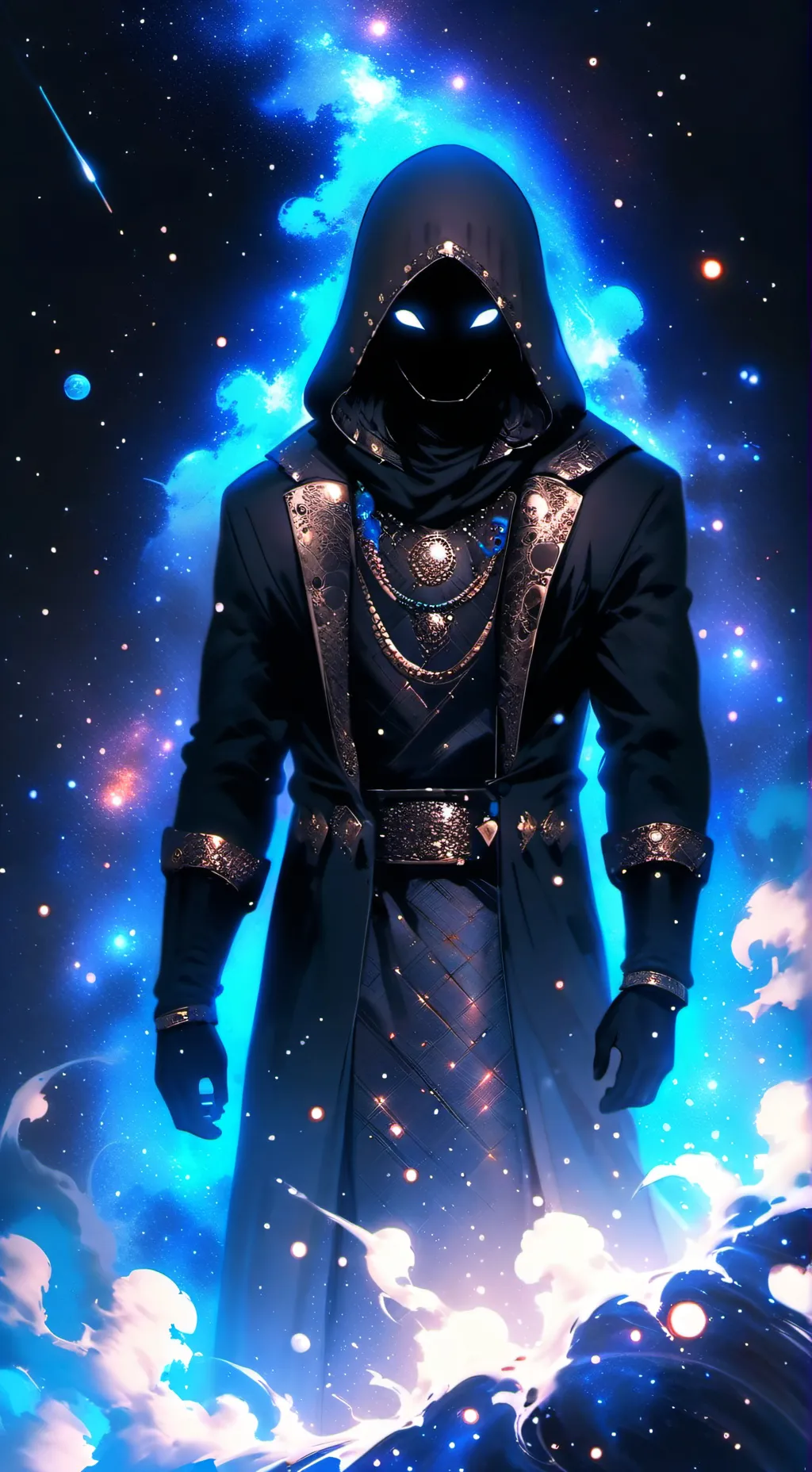 ai character: Azure background