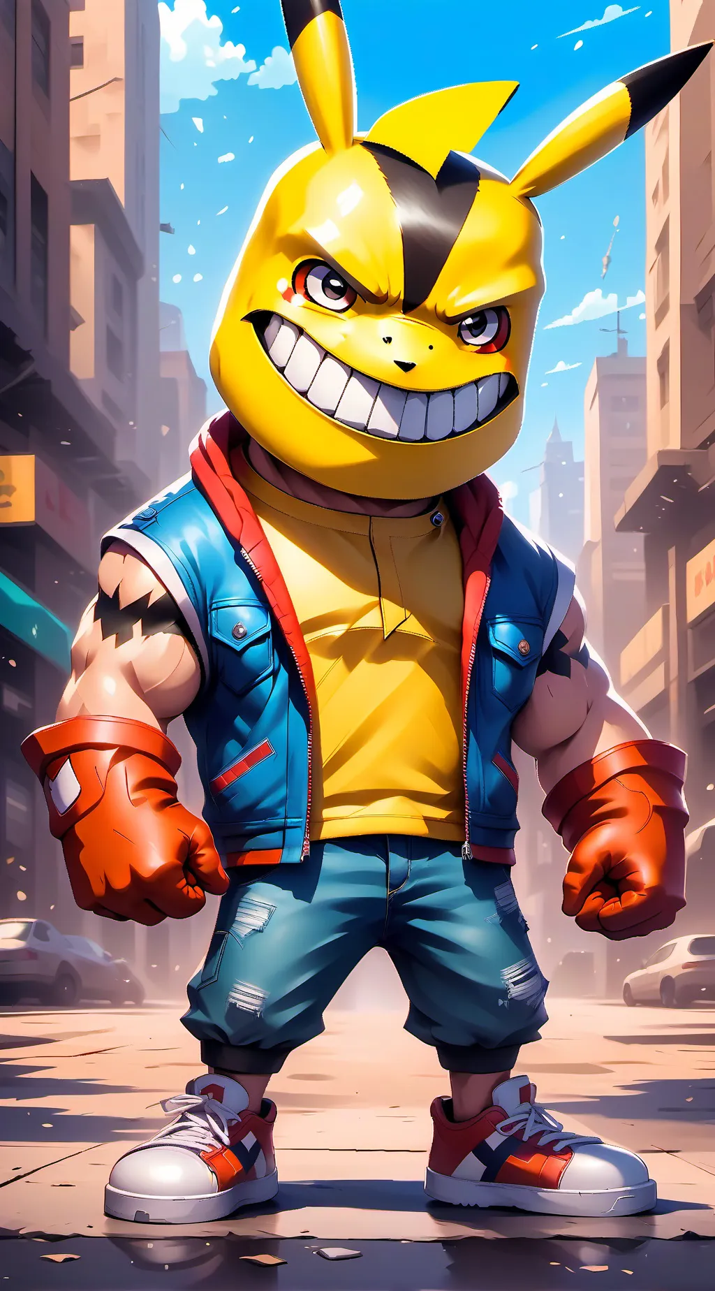 ai character: the mc  background