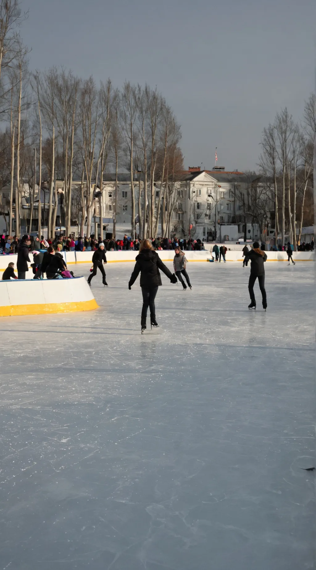 ai character: TADC Ice Skating background