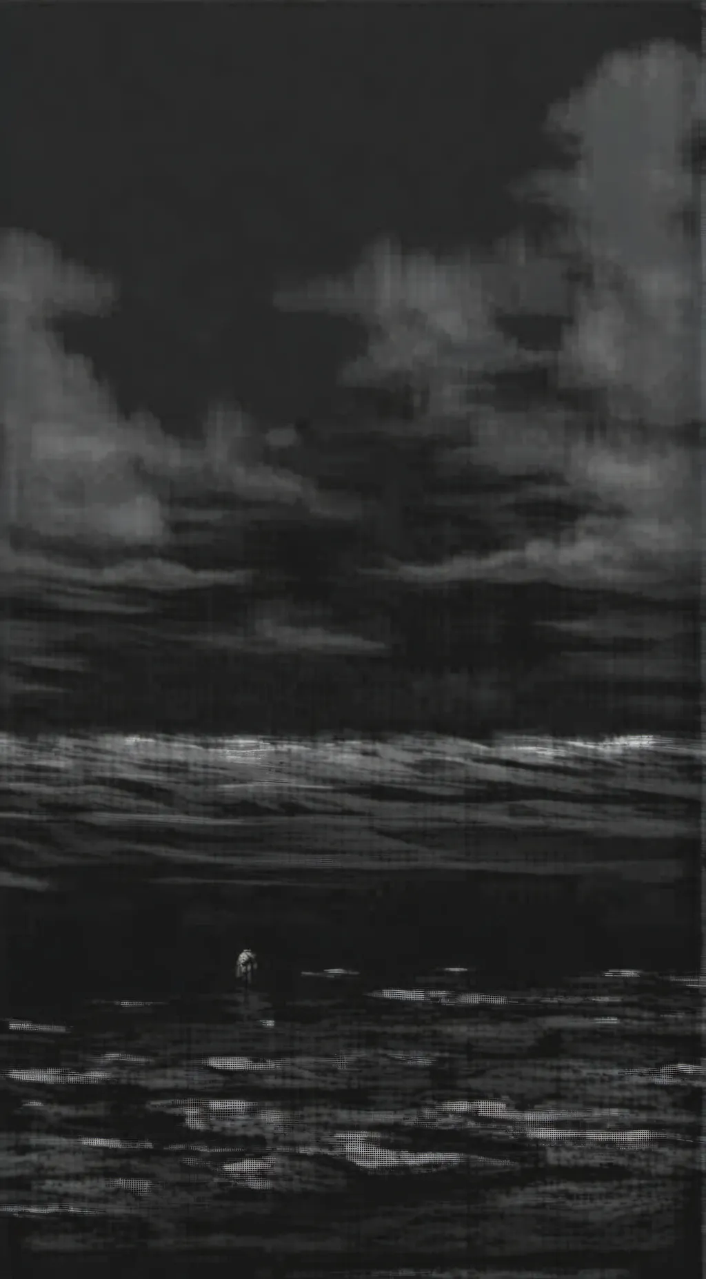 ai character: Kny horror background