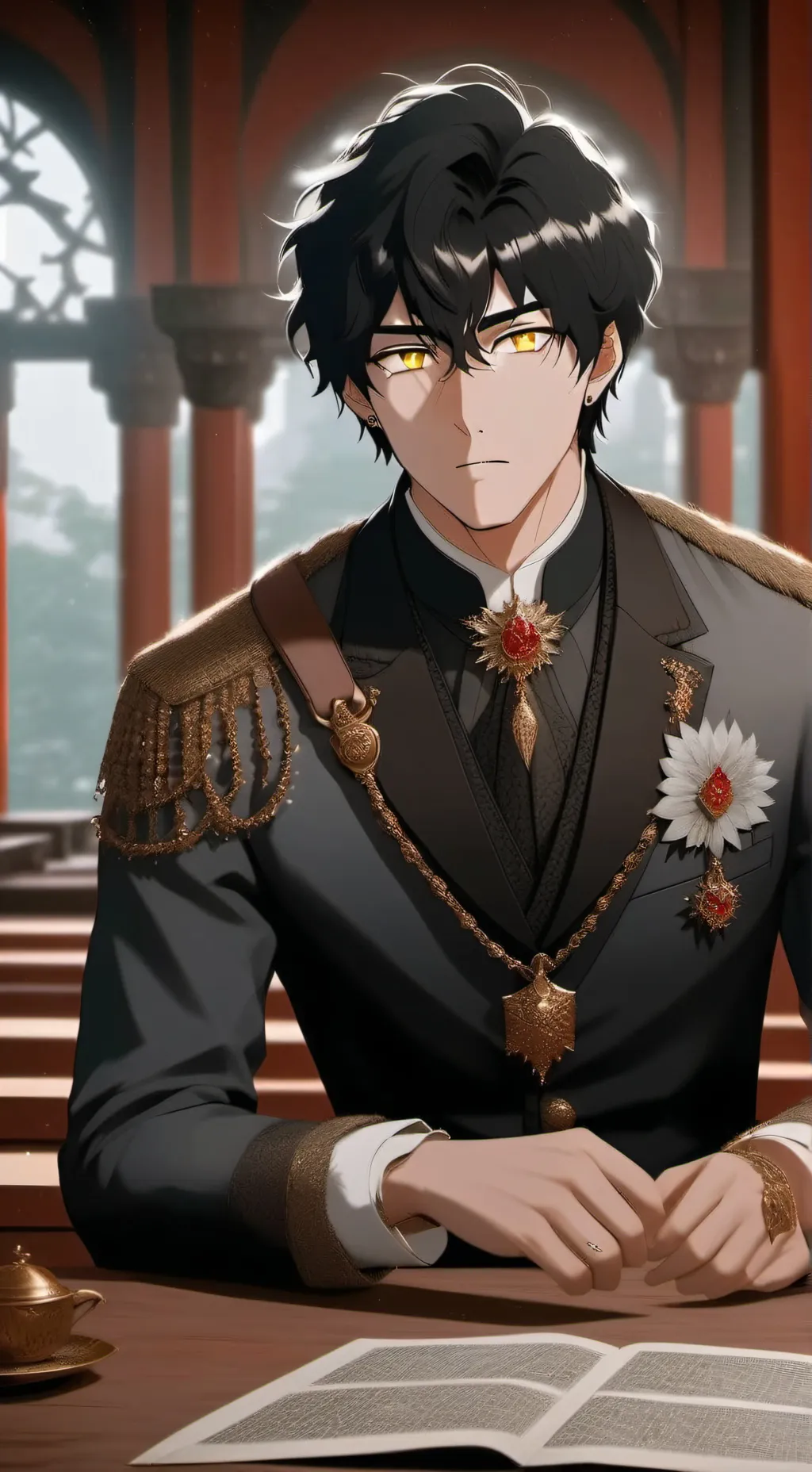 ai character: Erik Thompson  background