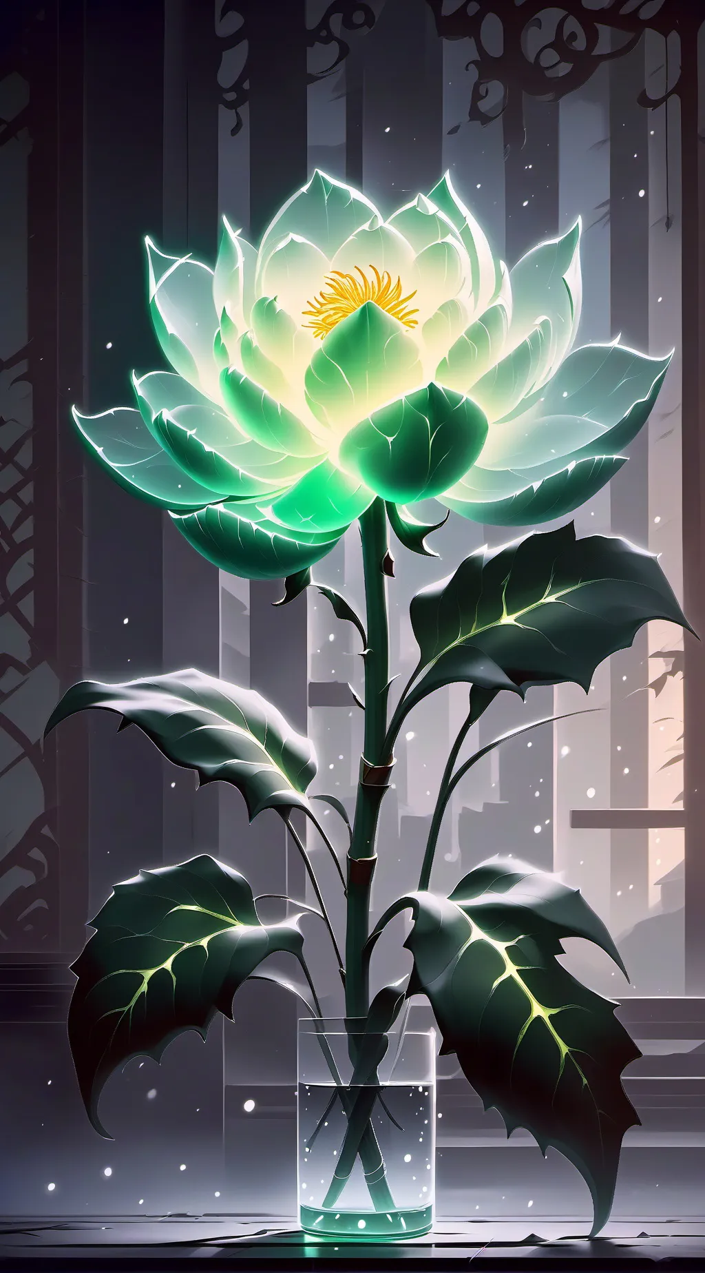 ai character: FL0W3R background