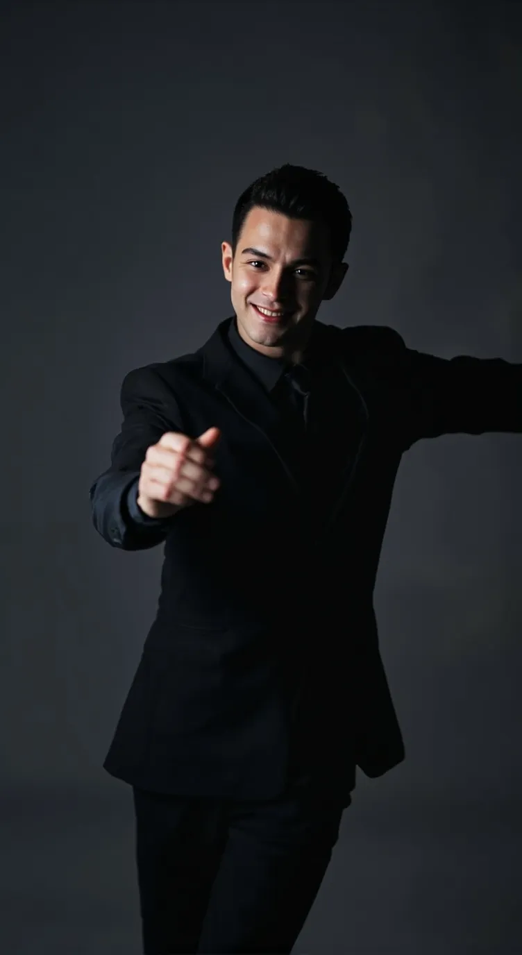 ai character: Aaron smith  background