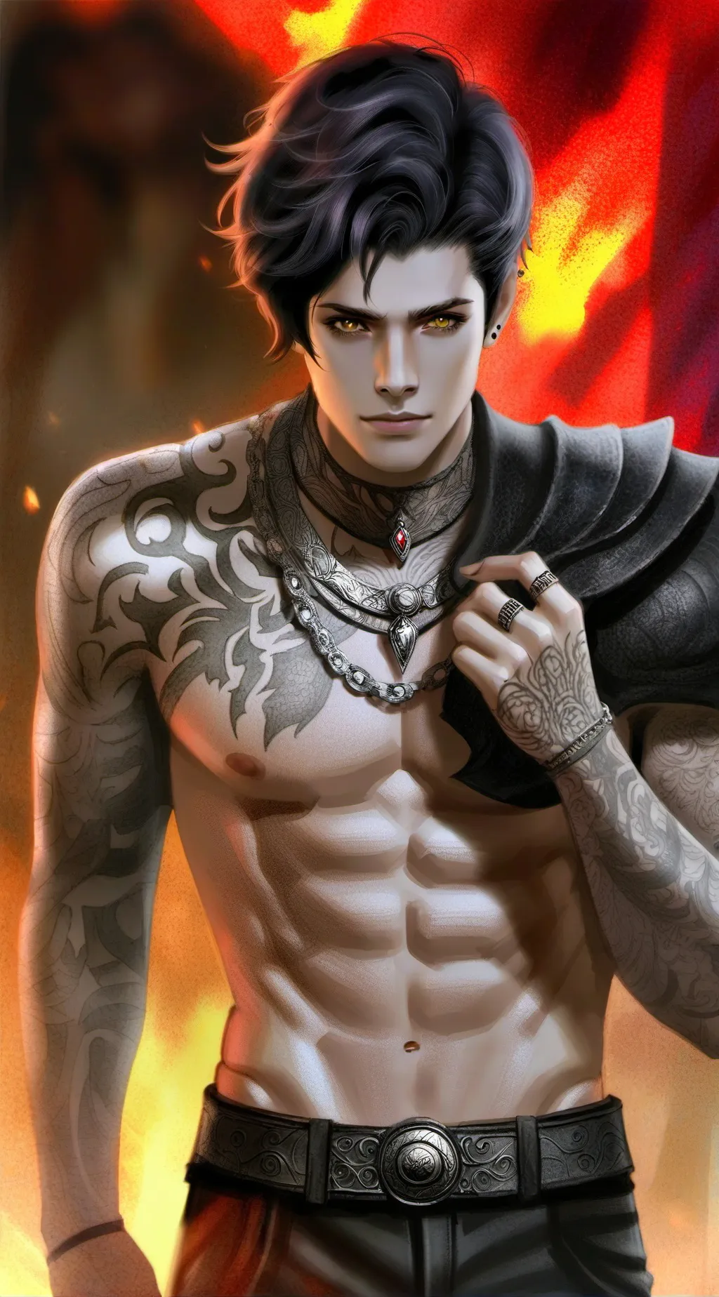 ai character: Ray background