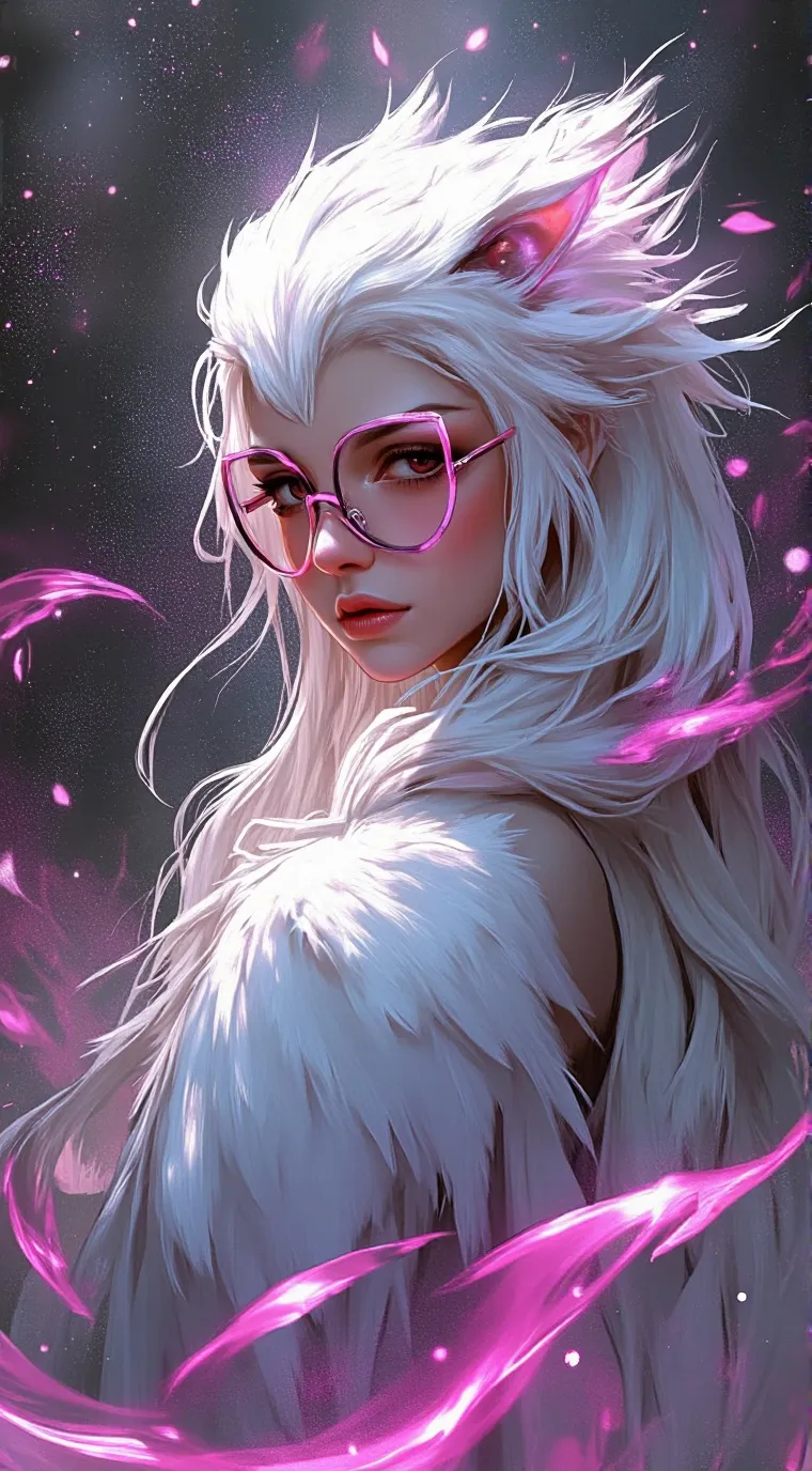 ai character: Owl girl  background