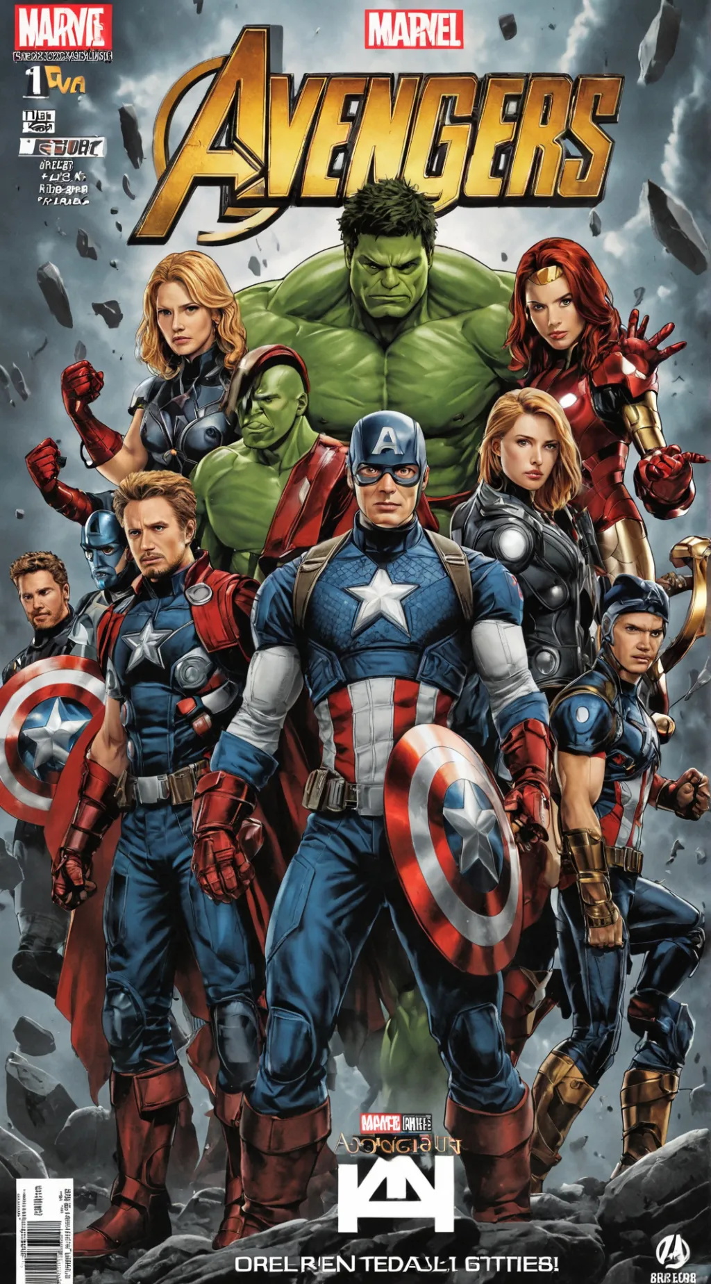 ai character: Avengers  background