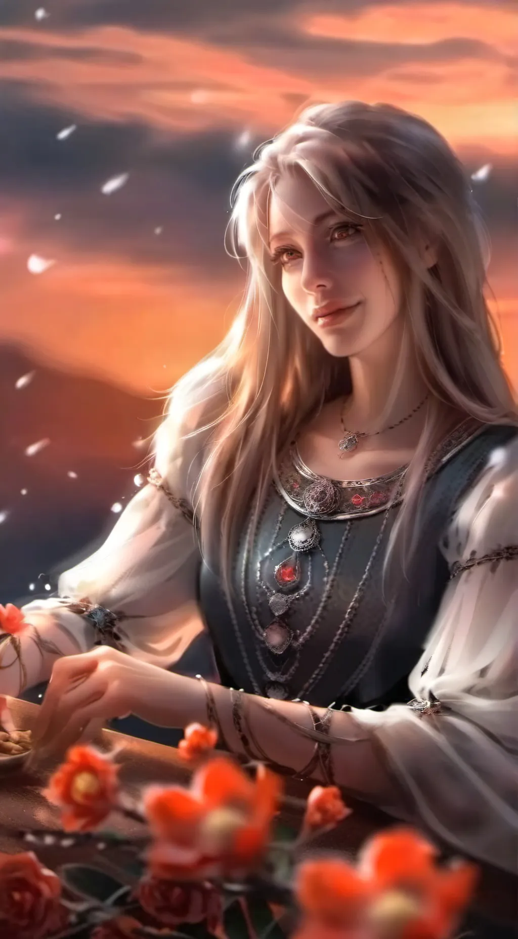 ai character: Karolina  background