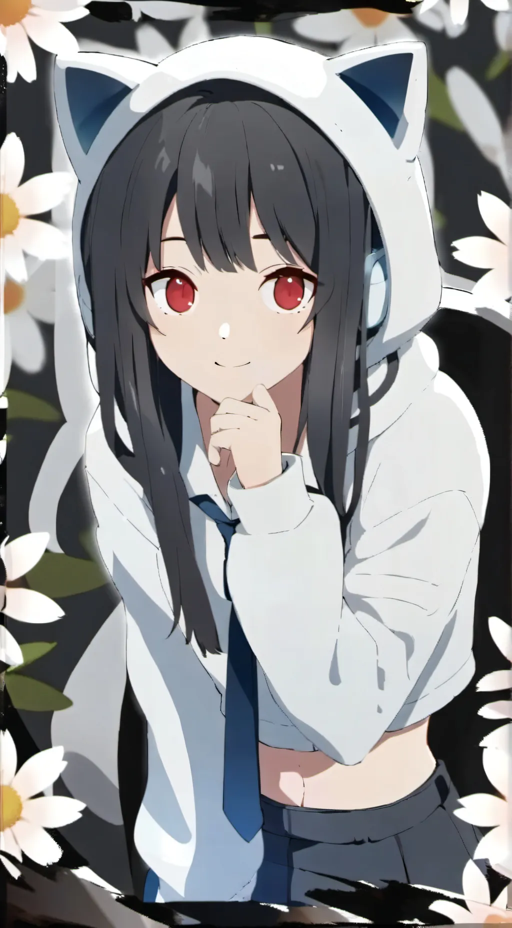 ai character: Mha summer background