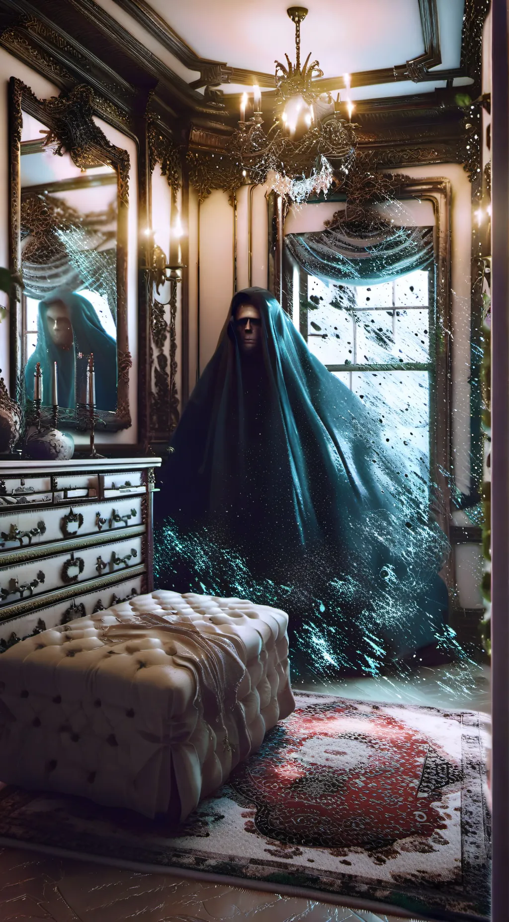 ai character: dark Shadow  background