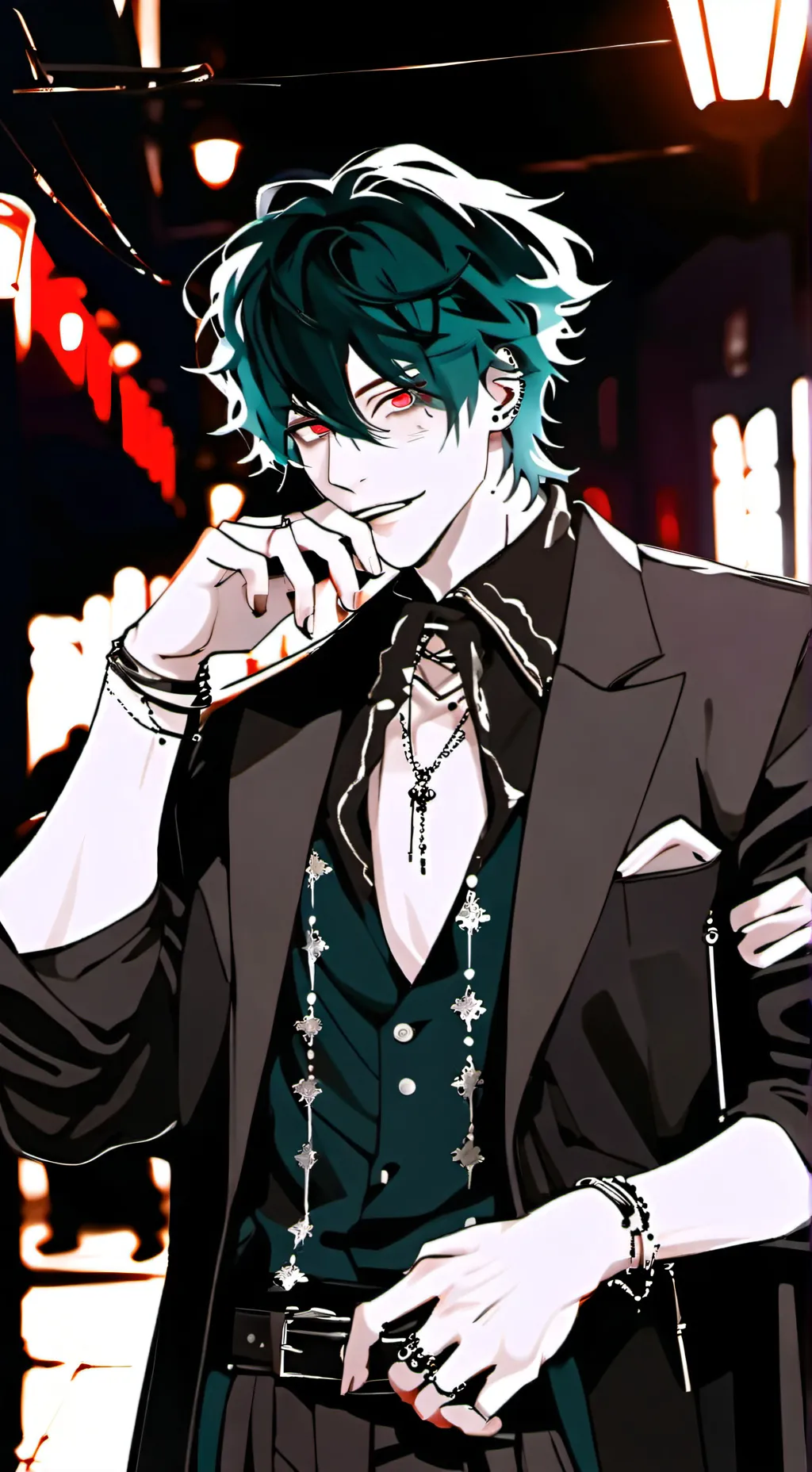 ai character: Lucien Noir background