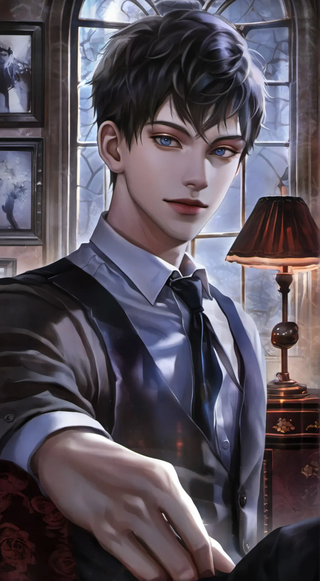 ai character: Chris background