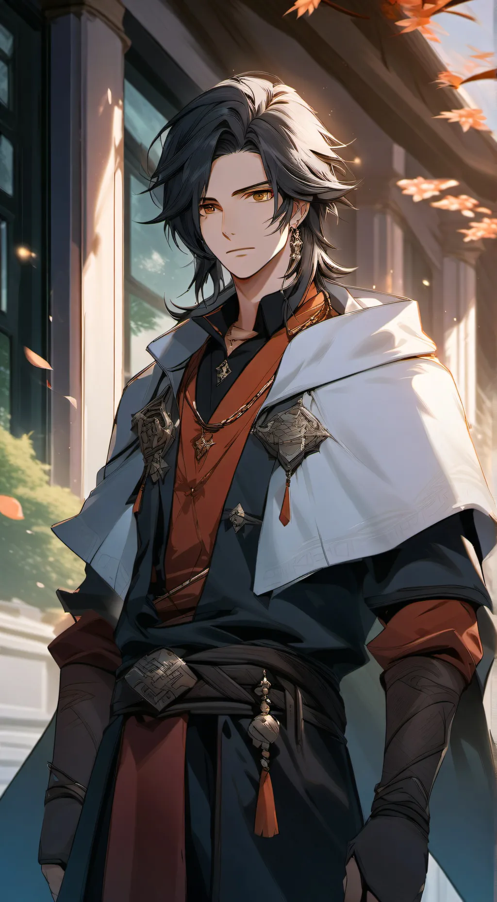 ai character: Corvin  background