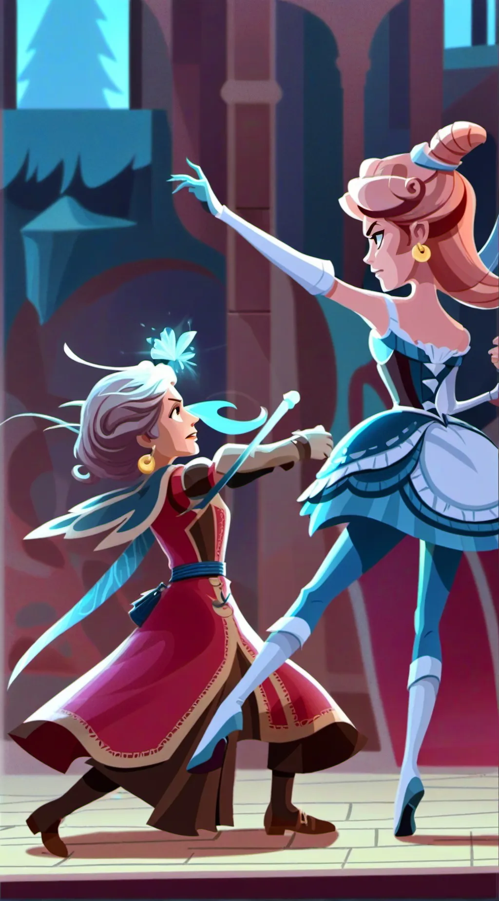 ai character: Karen vs yo mama background