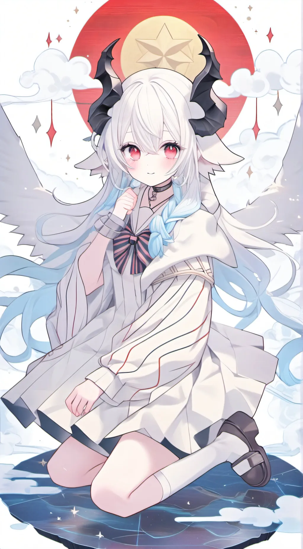 ai character: Mukago background