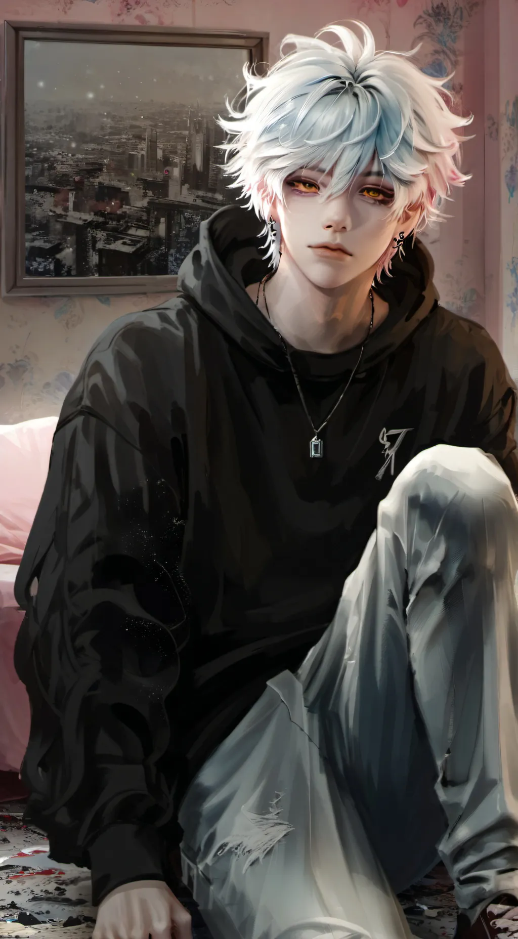 ai character: Cas background