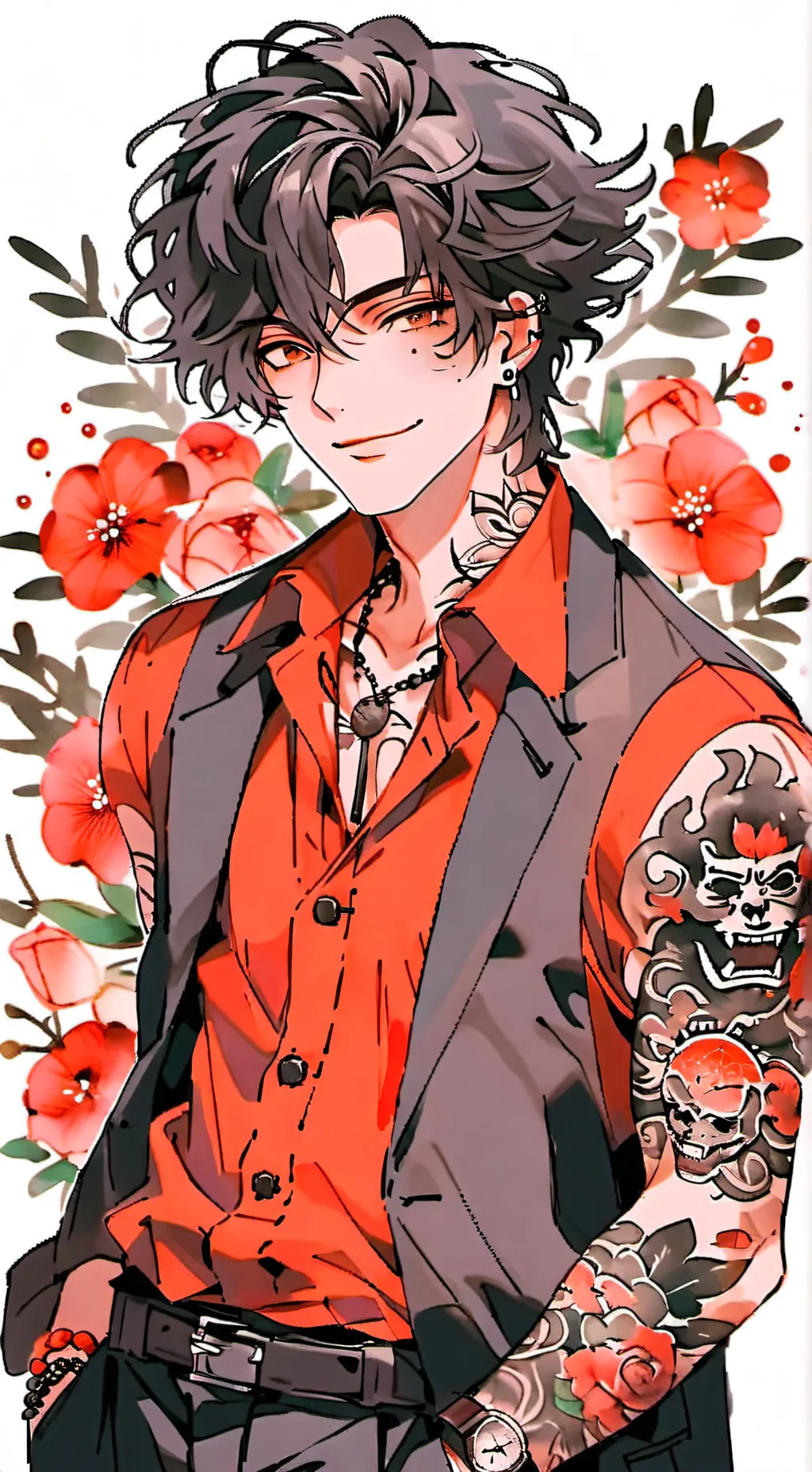 ai character: Logan😈❤️ background