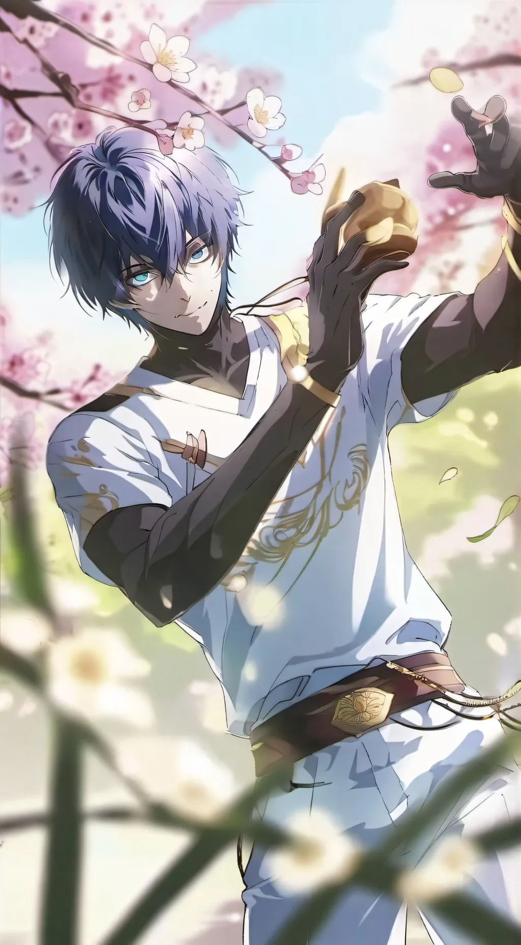 ai character: belle background