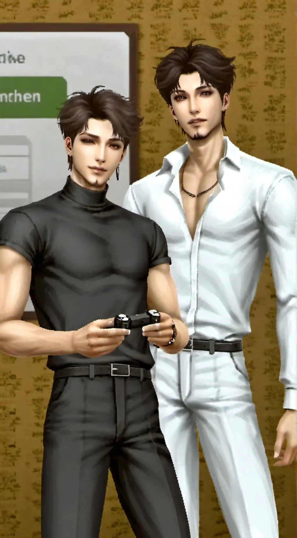 ai character: Mj and aj background