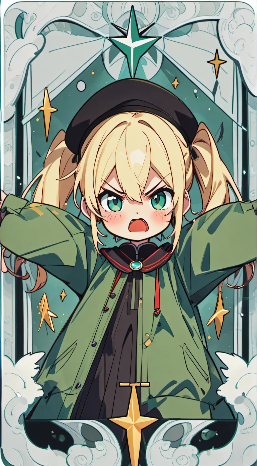 ai character: Annoying girl background