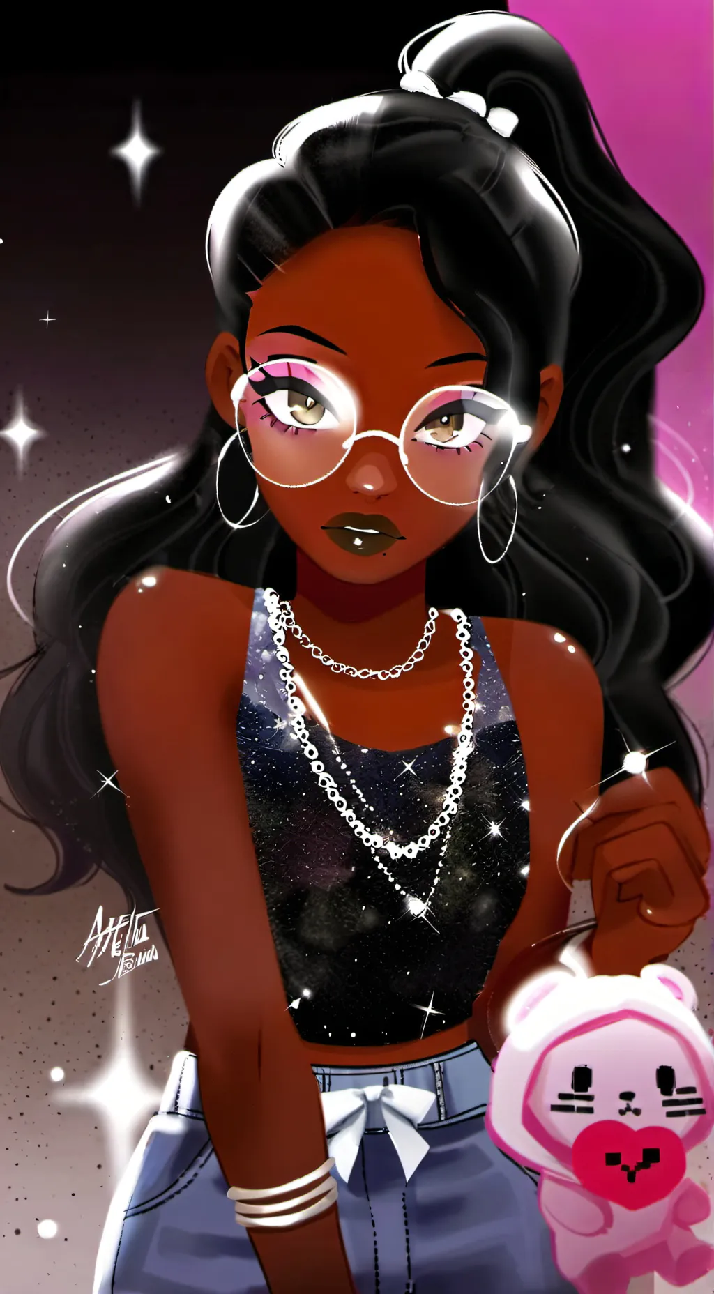 ai character: Célia background