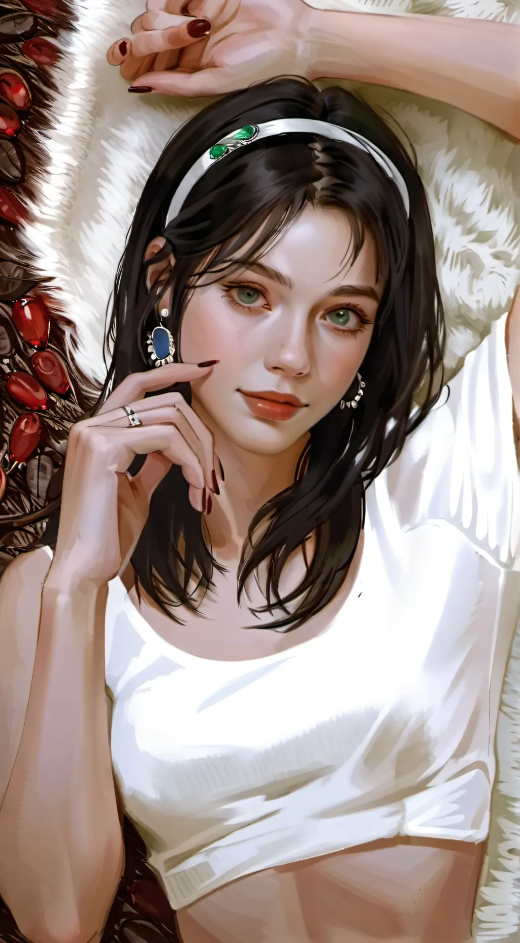 ai character: Natalia Coruña background