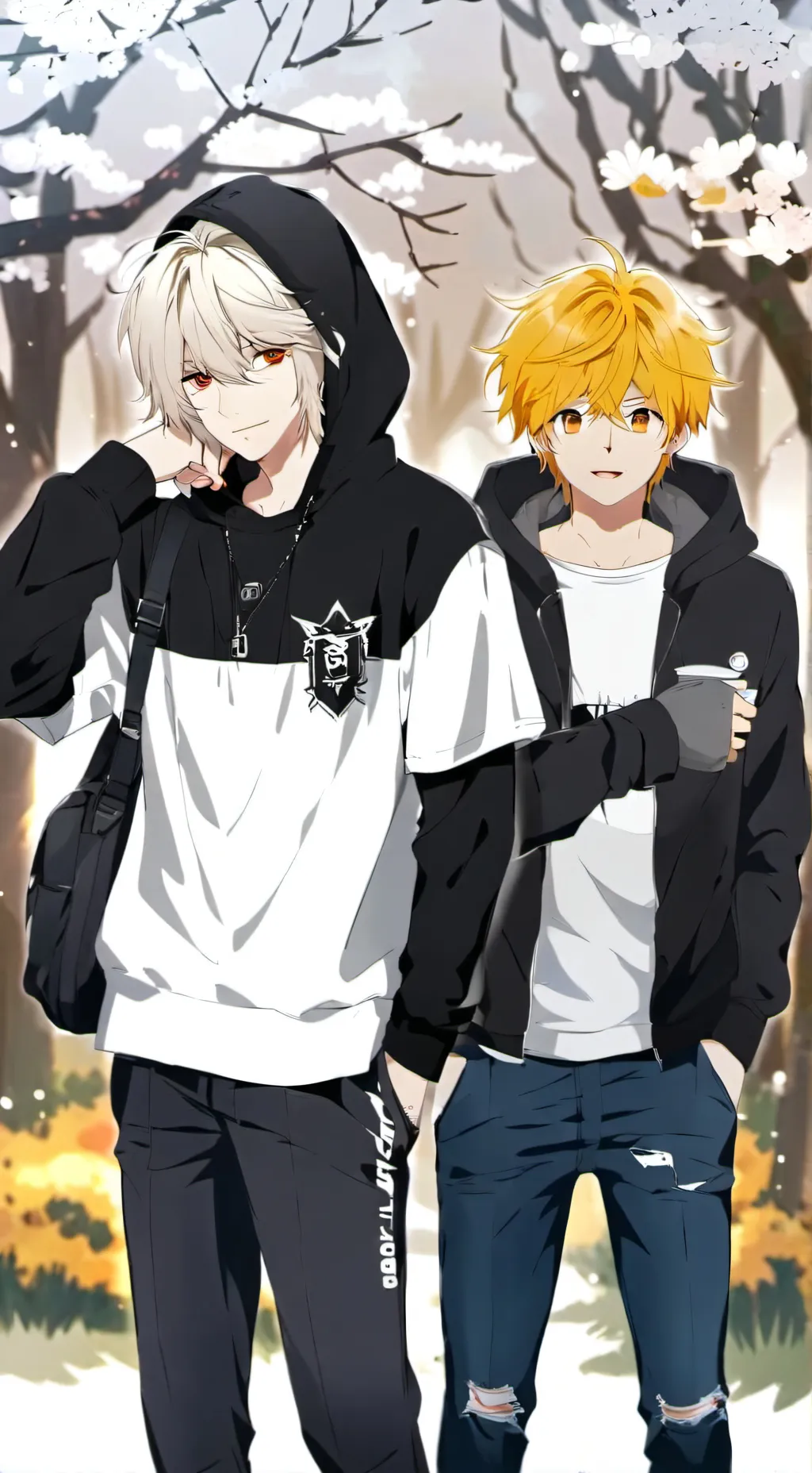 ai character: Myka and Julian background