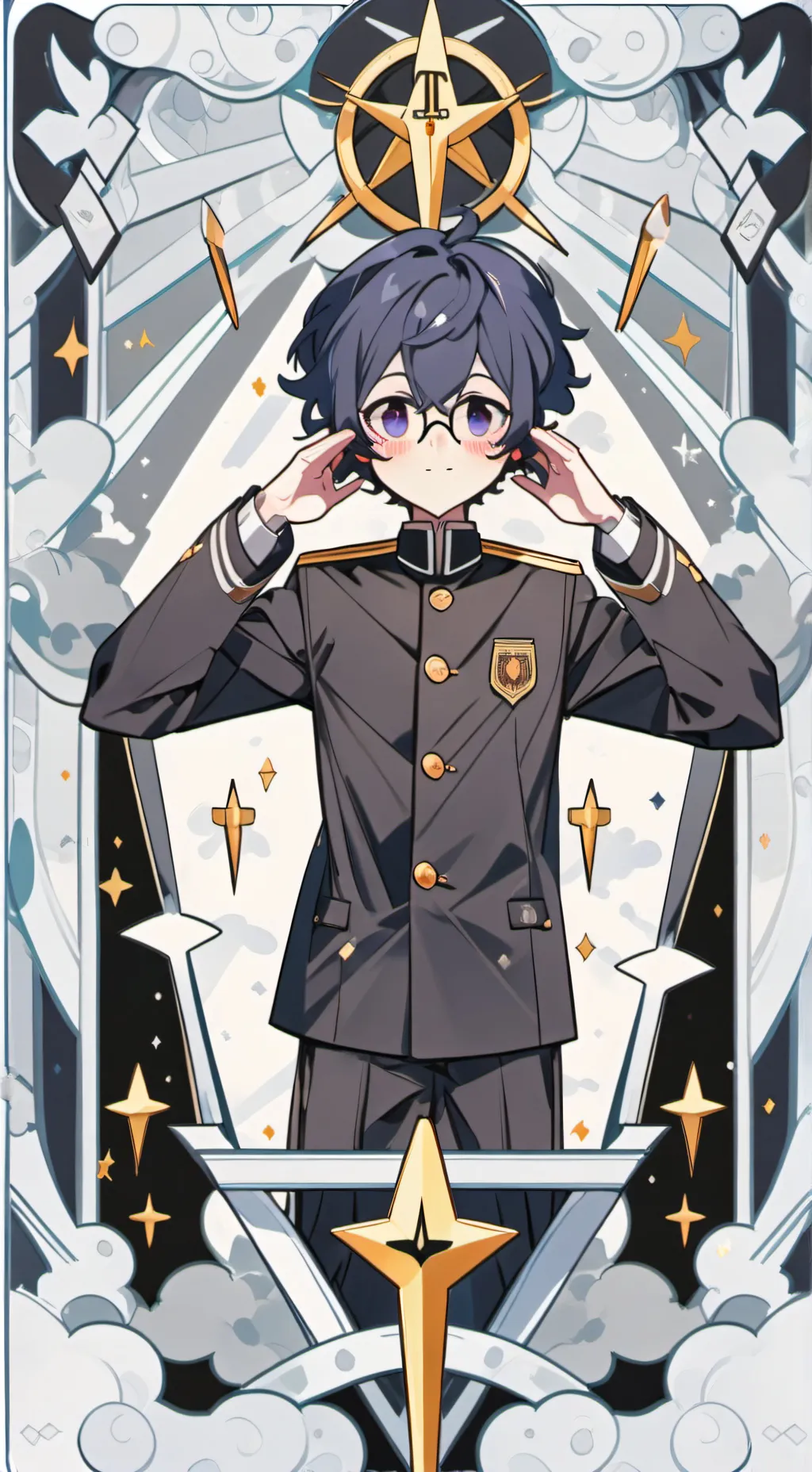 ai character: RILEY AI CLASSMATE background