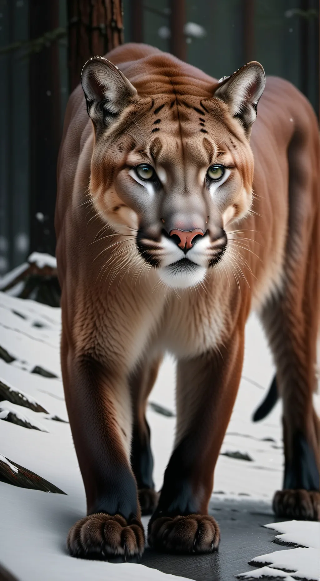 ai character: Woodwalkers  background