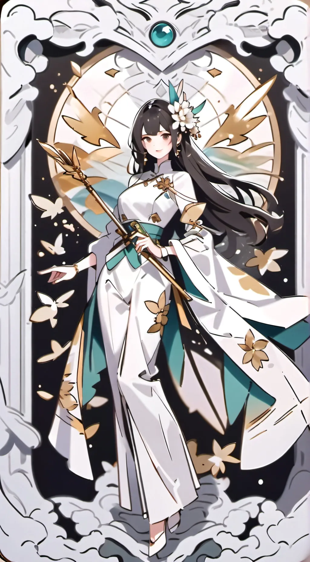 ai character: black Yandere? background