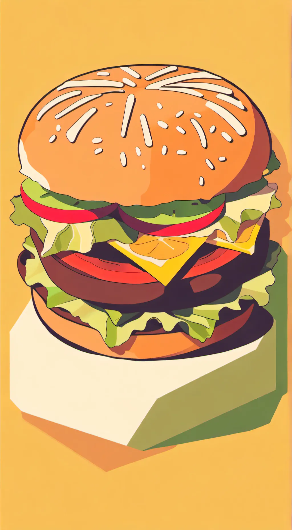 ai character: ~~Hamburger~~™ background