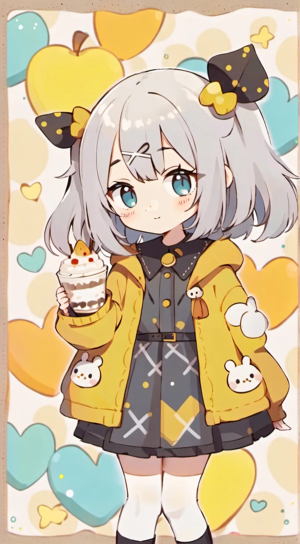 ai character: Pika-chibi ⚡ background