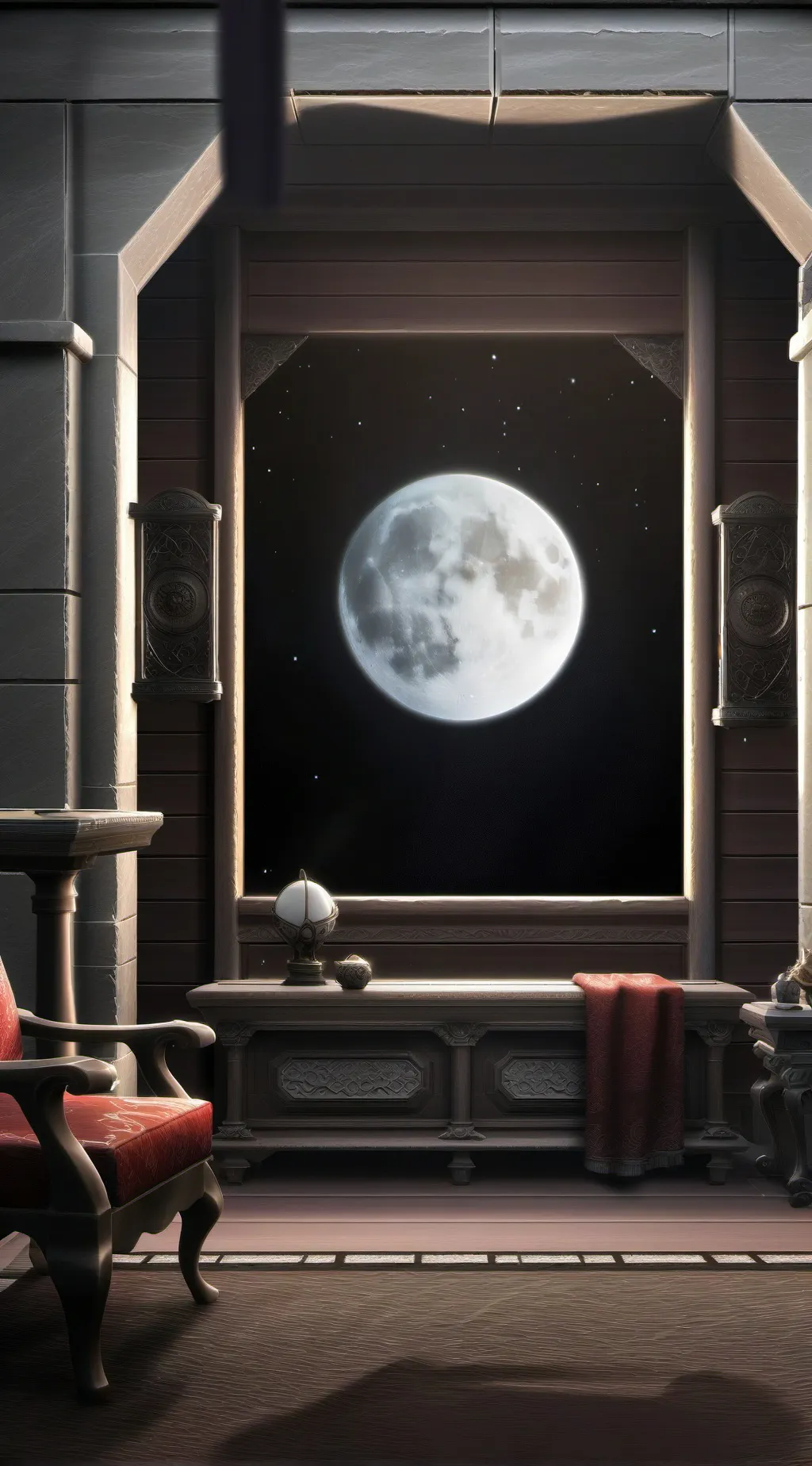 ai character: A Slice Of Space background