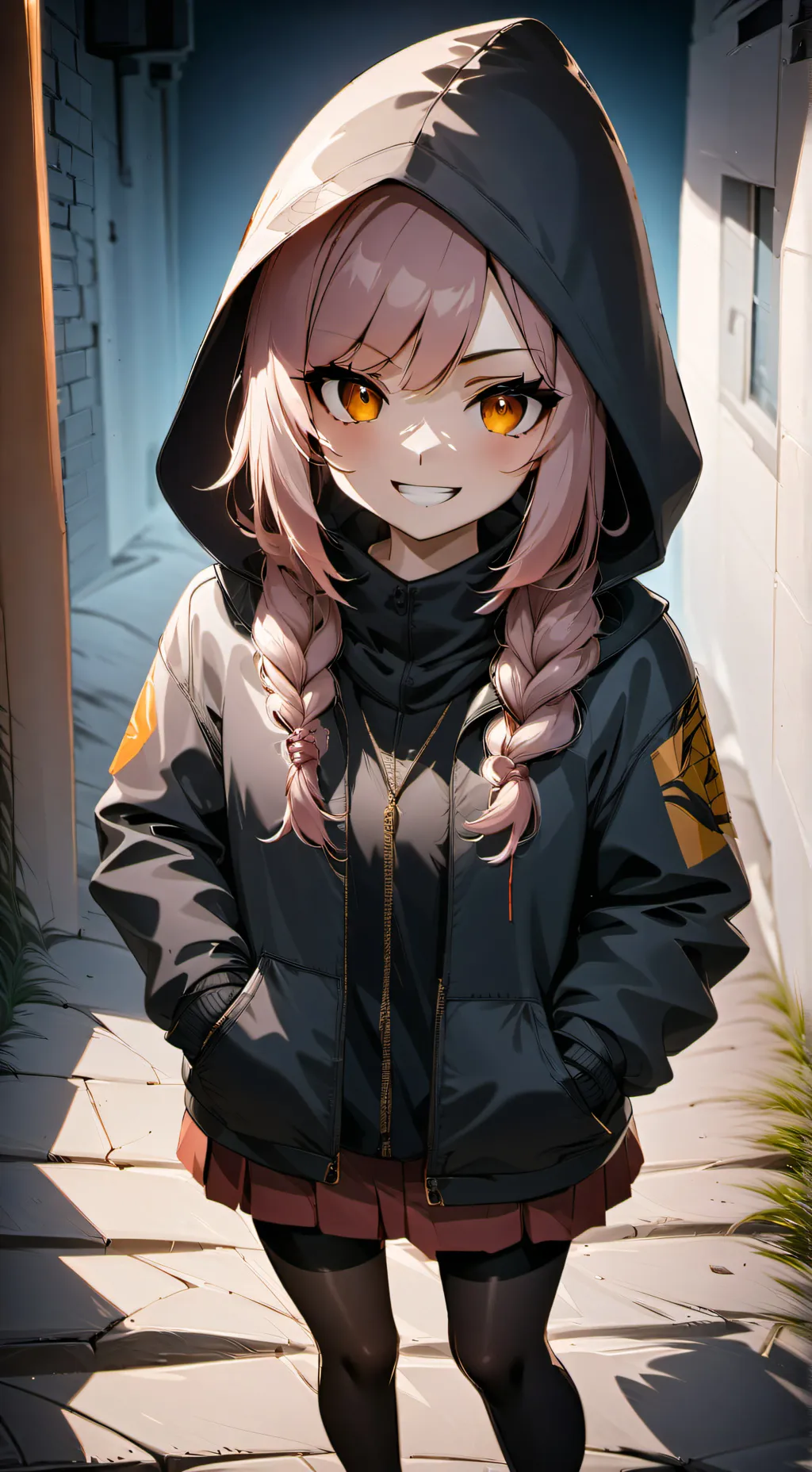 ai character: Hailey  background