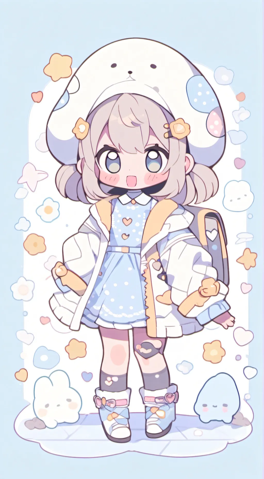 ai character: lily  background