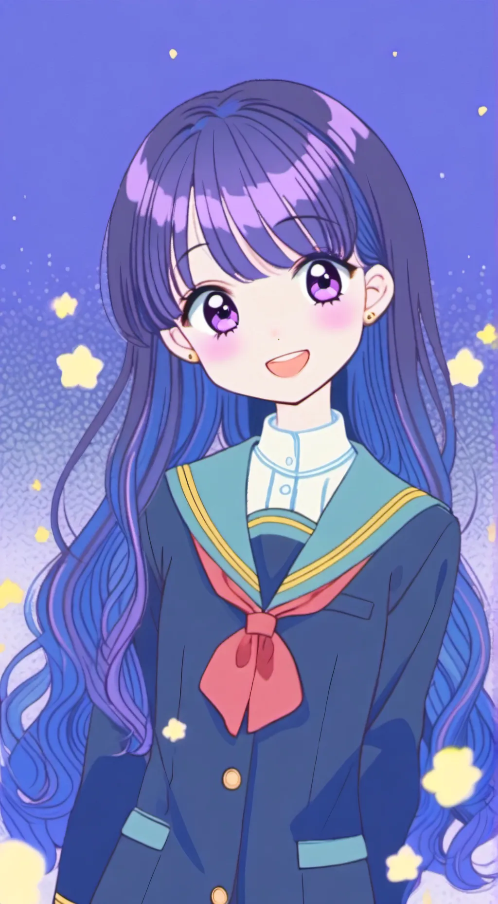 ai character: Kny School background