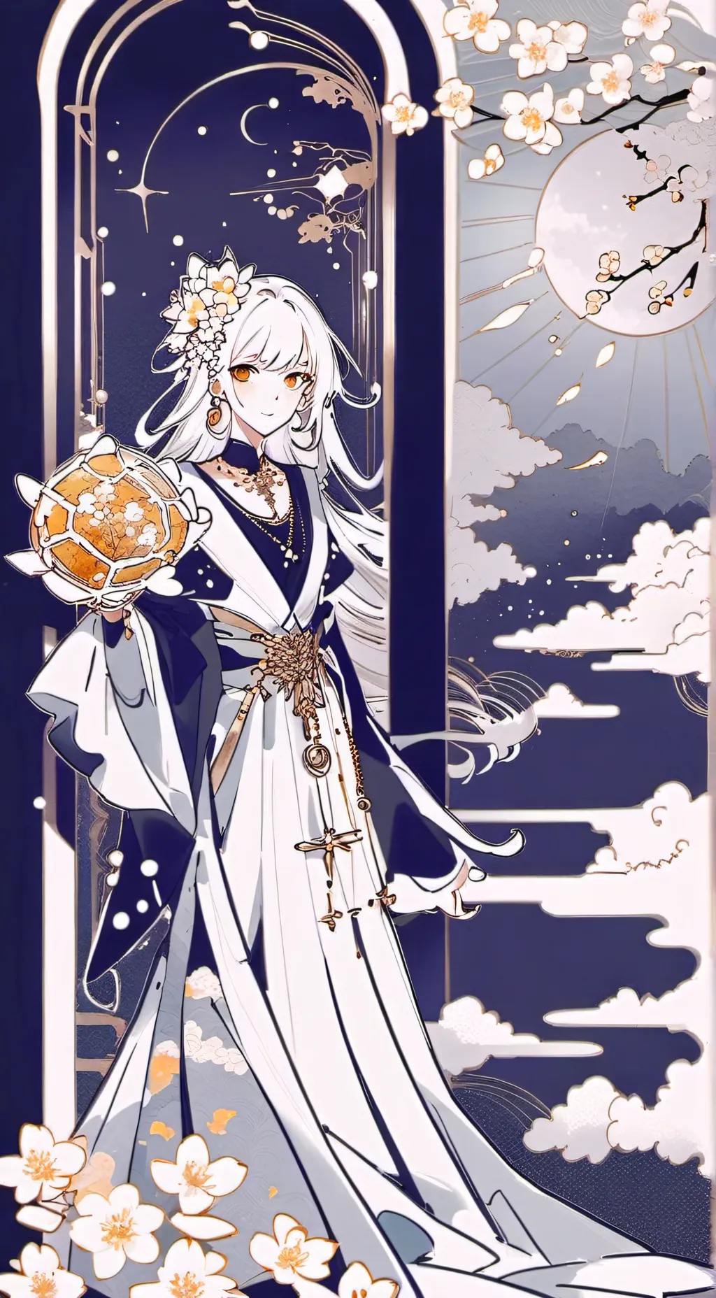 ai character: Green great idea background