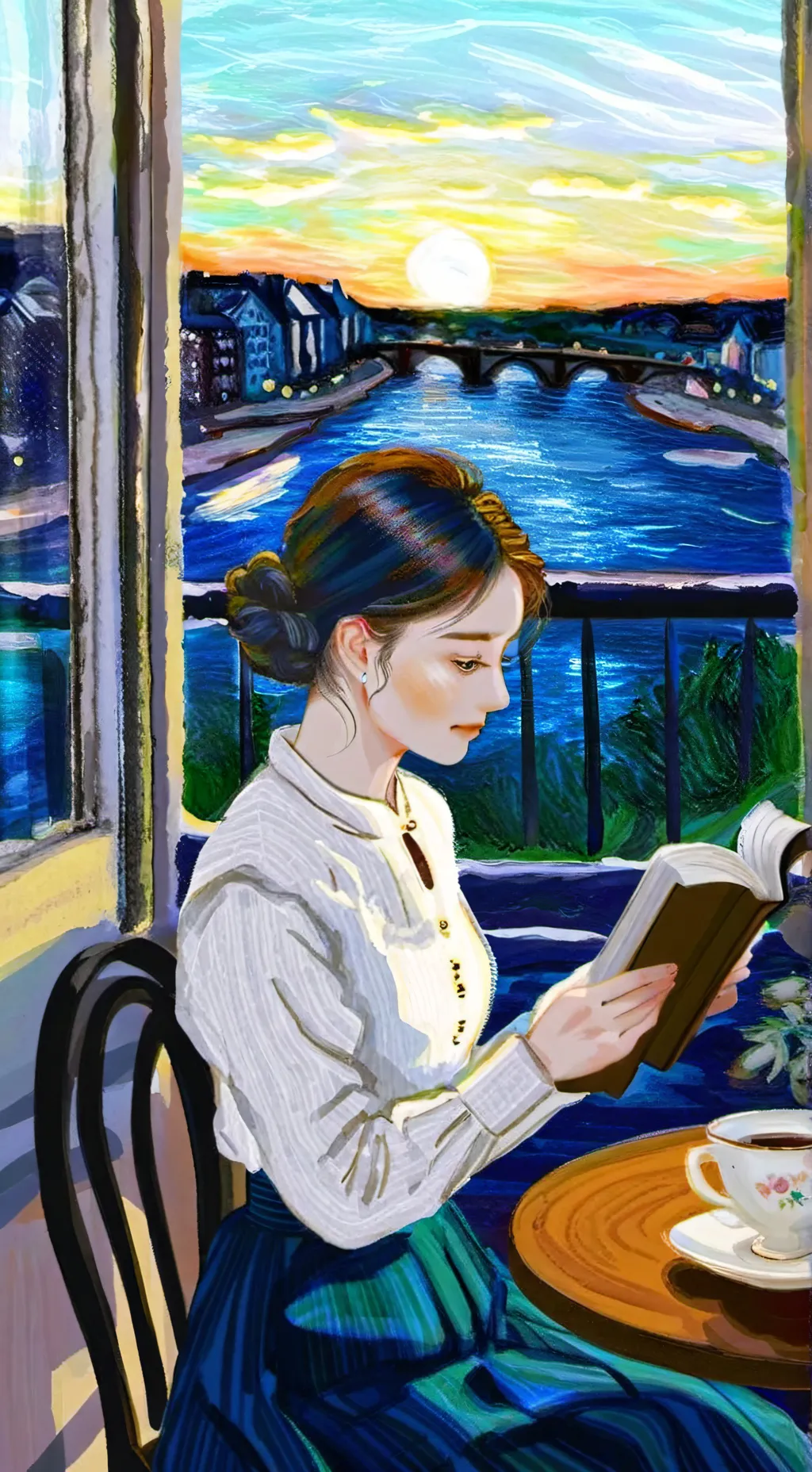 ai character: Anna Marie background