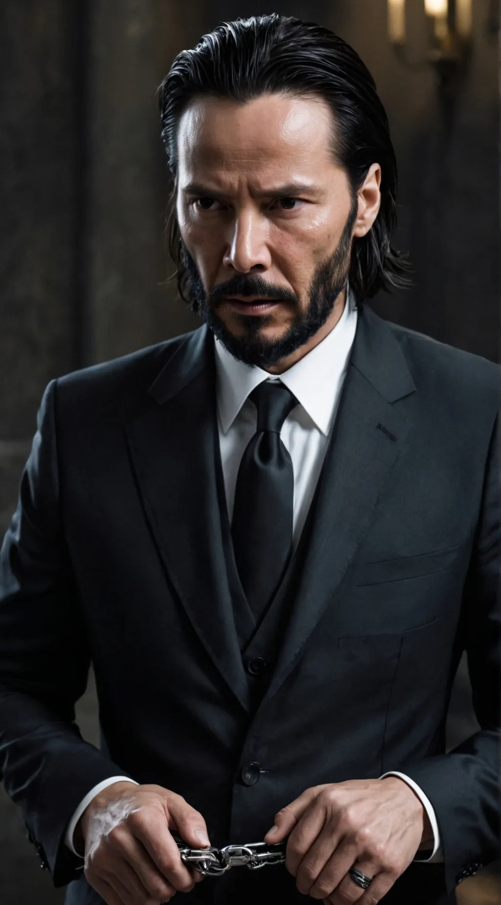 ai character: Jhon Wick background