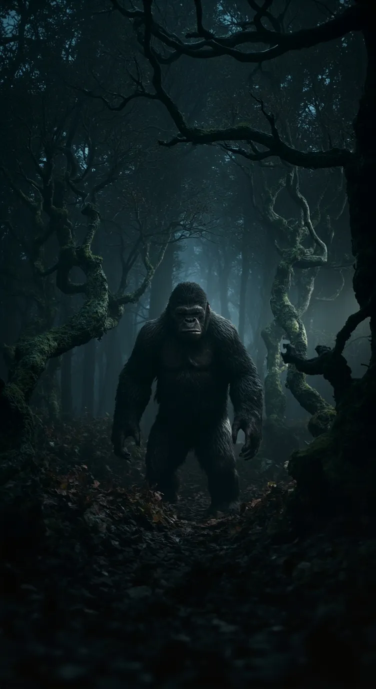 ai character: Bigfoot vlogs background