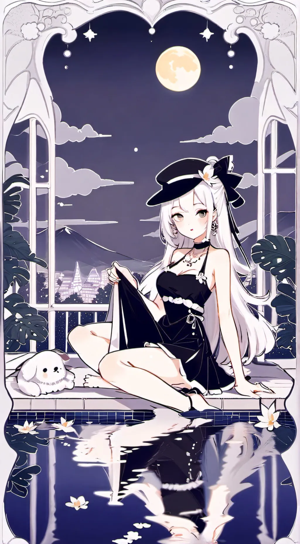 ai character: Nightswimmer  background