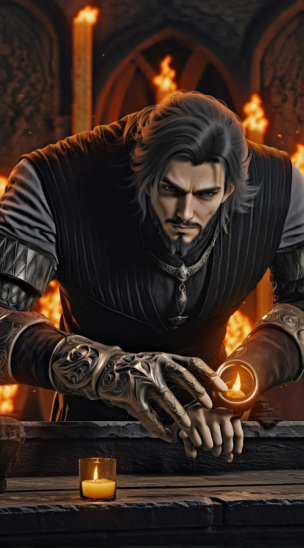 ai character: marie background