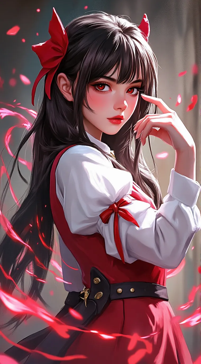 ai character: Livia David  background