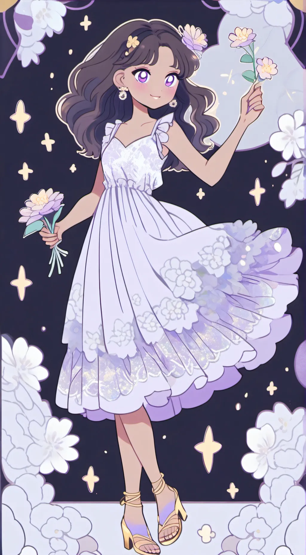 ai character: Circe and island background