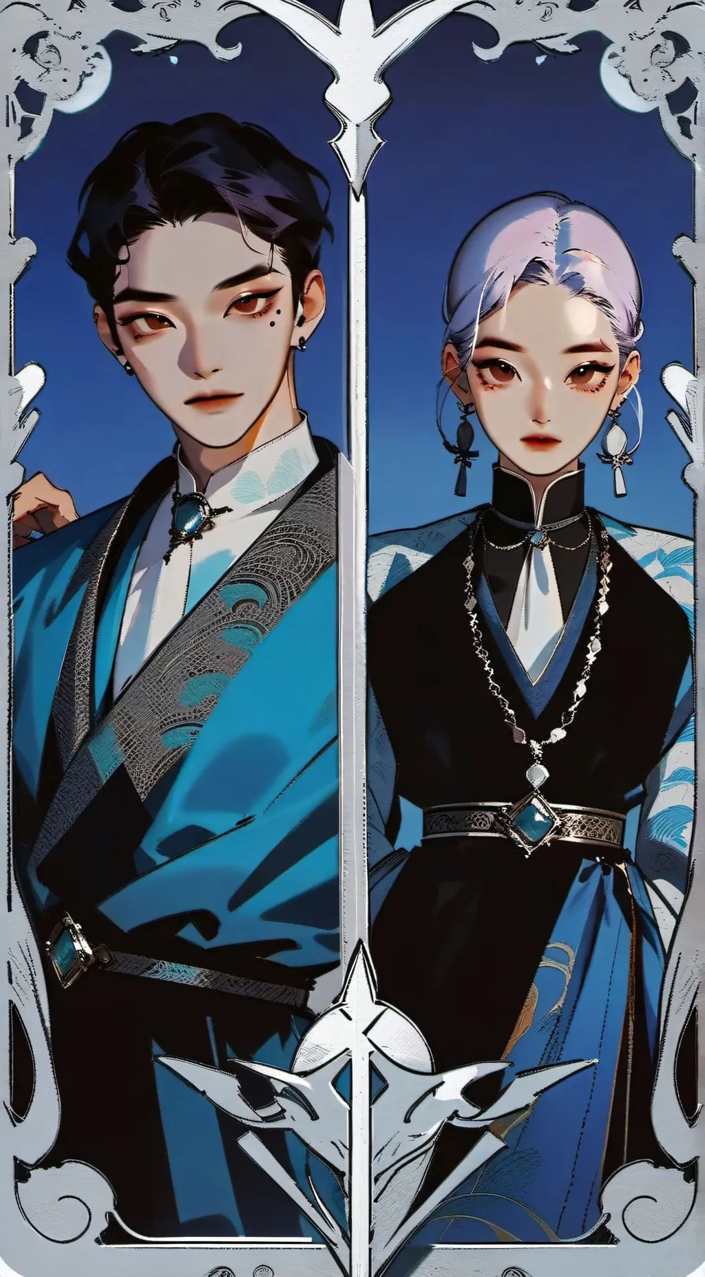 ai character: Jinu x Rumi background